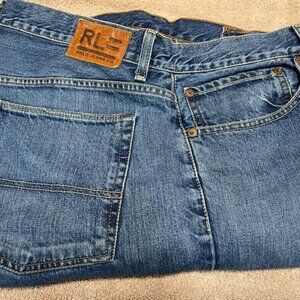 RL Polo Jeans Co. Men's Classic Fit Relaxed Tapered Leg, size 38x34 Zip Fly